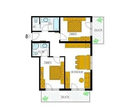 Appart hôtel Alpinapart Bacher Serfaus